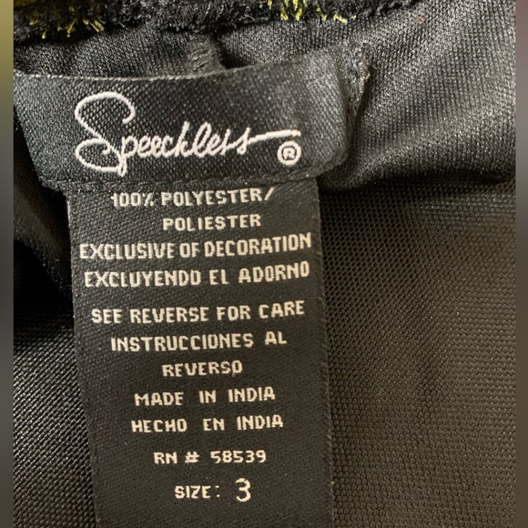 Speechless floral beaded halter neck Women’s Juniors dress Size:3 Like New - Picture 4 of 5